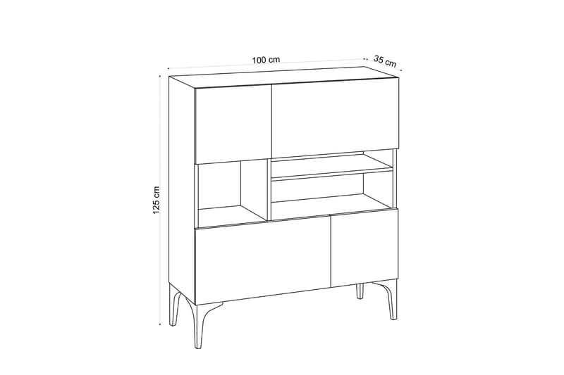 Sidebord Kristoni 100 cm - Konsollbord & gangbord - Avlastningsbord & sidobord - Entreoppbevaring