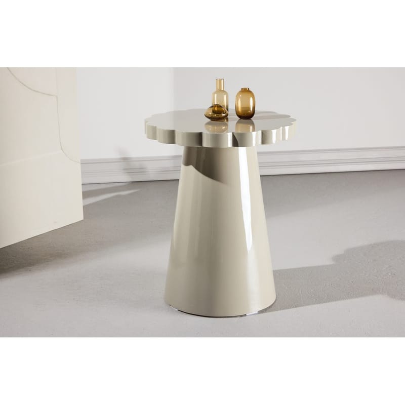 Sidebord Krull - Beige - Møbler - Bord - Avlastningsbord & sidobord - Lampebord & sidebord