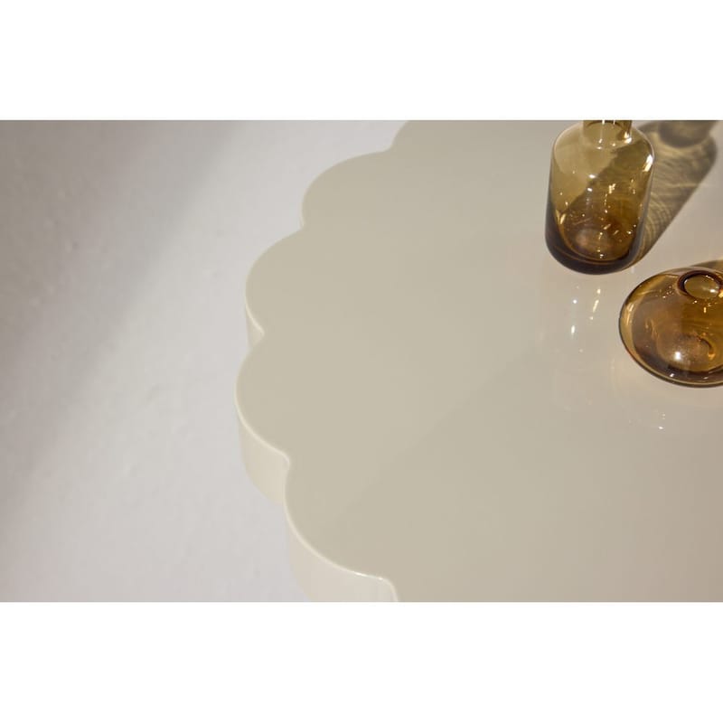 Sidebord Krull - Beige - Møbler - Bord - Avlastningsbord & sidobord - Lampebord & sidebord