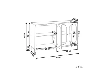 Sidebord Langford - Møbler - Bord - Avlastningsbord & sidobord - Lampebord & sidebord