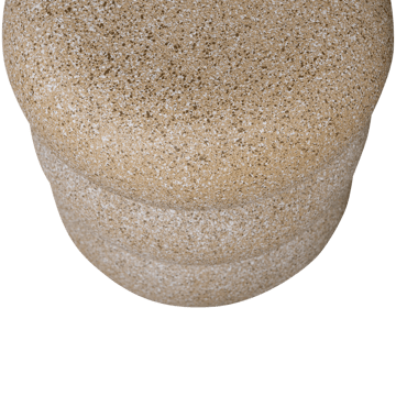 Sidebord Laurel 40 cm rundt - Beige - Møbler - Bord - Avlastningsbord & sidobord - Lampebord & sidebord