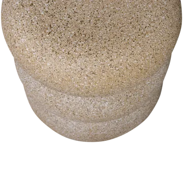 Sidebord Laurel 40 cm rundt - Beige - Møbler - Bord - Avlastningsbord & sidobord - Brettbord og småbord
