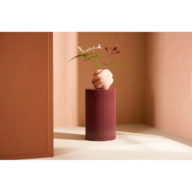 Sidebord Lenox - Burgunder - Møbler - Bord - Avlastningsbord & sidobord - Lampebord & sidebord