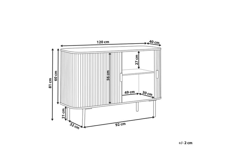 Sidebord Lindon - Møbler - Bord - Avlastningsbord & sidobord - Lampebord & sidebord
