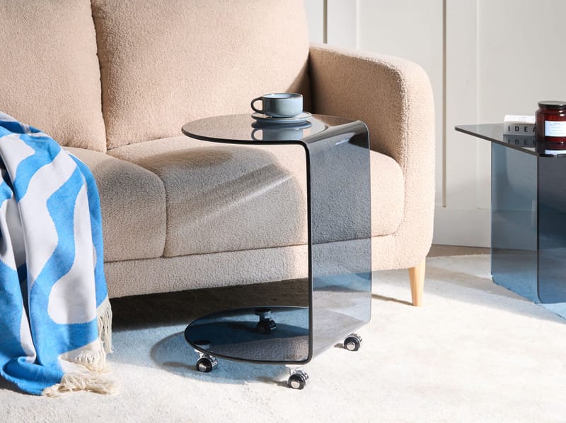 Sidebord Minto - Blå - Møbler - Bord - Avlastningsbord & sidobord - Lampebord & sidebord