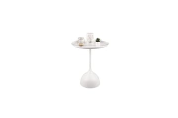 Sidebord Mirrors & More Mona Ø 48 x 60 cm, Hvit - Ø 48 x 60 cm, Hvit - Møbler - Bord - Avlastningsbord & sidobord - Lampebord & sidebord