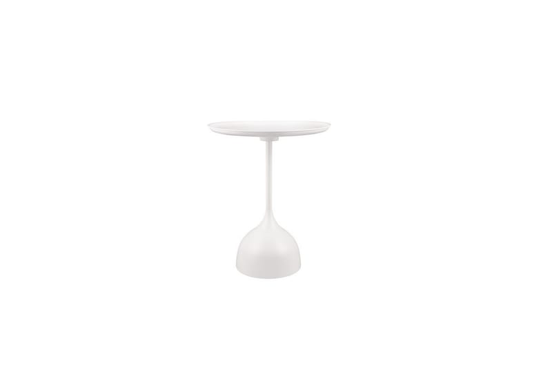 Sidebord Mirrors & More Mona Ø 48 x 60 cm, Hvit - Ø 48 x 60 cm, Hvit - Møbler - Bord - Avlastningsbord & sidobord - Lampebord & sidebord