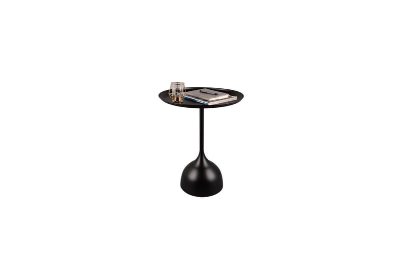 Sidebord Mirrors & More Mona Ø 48 x 60 cm, Svart - Ø 48 x 60 cm, Svart - Møbler - Bord - Avlastningsbord & sidobord - Lampebord & sidebord