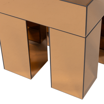 Sidebord Mirrox 45 cm - Brun - Møbler - Bord - Avlastningsbord & sidobord - Lampebord & sidebord