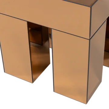 Sidebord Mirrox 45 cm - Brun - Møbler - Bord - Avlastningsbord & sidobord - Brettbord og småbord