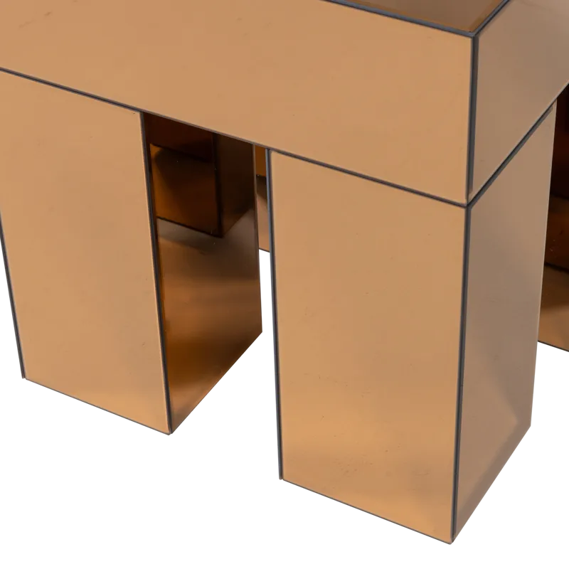 Sidebord Mirrox 45 cm - Brun - Møbler - Bord - Avlastningsbord & sidobord - Brettbord og småbord