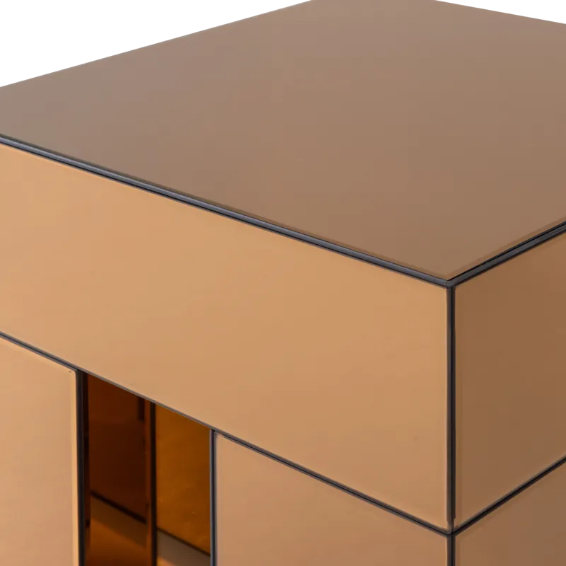 Sidebord Mirrox 45 cm - Brun - Møbler - Bord - Avlastningsbord & sidobord - Brettbord og småbord