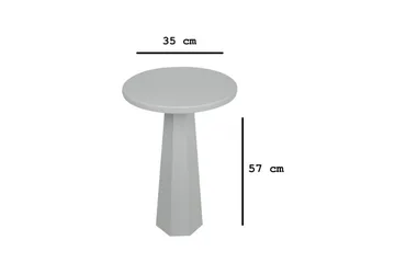 Sidebord Miu Hvit - Hvit - Møbler - Bord - Avlastningsbord & sidobord - Lampebord & sidebord