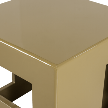 Sidebord Modern 40 cm - Honninggul - Møbler - Bord - Avlastningsbord & sidobord - Brettbord og småbord