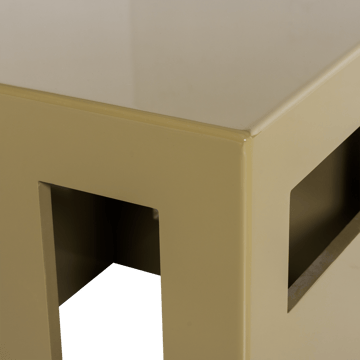 Sidebord Modern 40 cm - Honninggul - Møbler - Bord - Avlastningsbord & sidobord - Brettbord og småbord