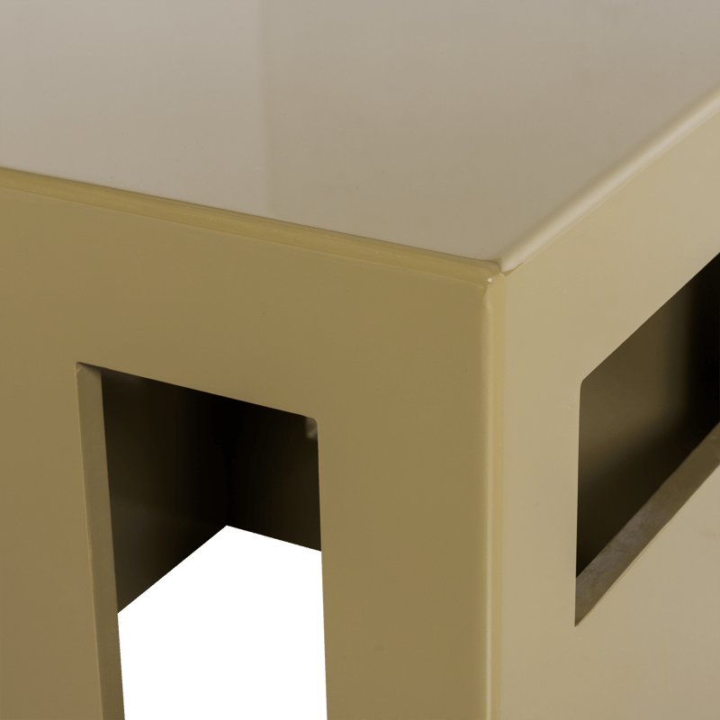 Sidebord Modern 40 cm - Honninggul - Møbler - Bord - Avlastningsbord & sidobord - Brettbord og småbord