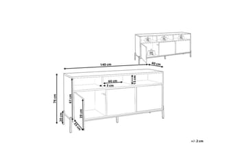 Sidebord Moines - Møbler - Bord - Avlastningsbord & sidobord - Konsollbord & gangbord