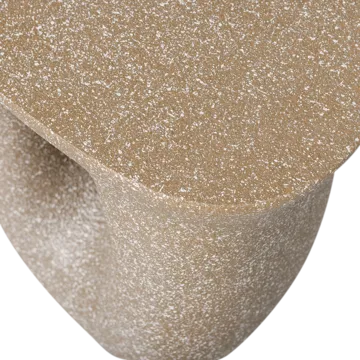 Sidebord Moson 40 cm - Beige - Møbler - Bord - Avlastningsbord & sidobord - Lampebord & sidebord