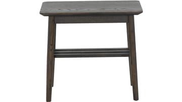 Sidebord Olsund med Hylle - Brun, hvitpigmentert - Møbler - Bord - Avlastningsbord & sidobord - Brettbord og småbord