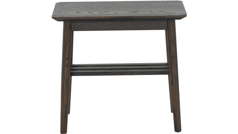 Sidebord Olsund med Hylle - Brun, hvitpigmentert - Møbler - Bord - Avlastningsbord & sidobord - Brettbord og småbord