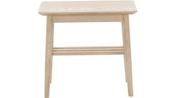 Sidebord Olsund med Hylle - Hvitpigmentert - Møbler - Bord - Avlastningsbord & sidobord - Brettbord og småbord