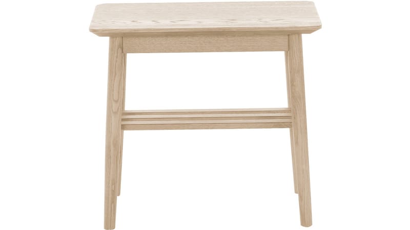 Sidebord Olsund med Hylle - Hvitpigmentert - Møbler - Bord - Avlastningsbord & sidobord - Brettbord og småbord