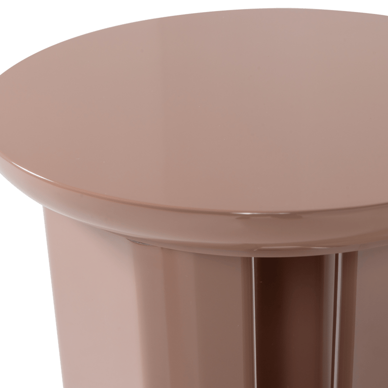 Sidebord Orivo 40 cm rundt - Gammelrosa - Møbler - Bord - Avlastningsbord & sidobord - Lampebord & sidebord