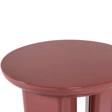 Sidebord Orivo 40 cm rundt - Rød/Rosa - Møbler - Bord - Avlastningsbord & sidobord - Lampebord & sidebord