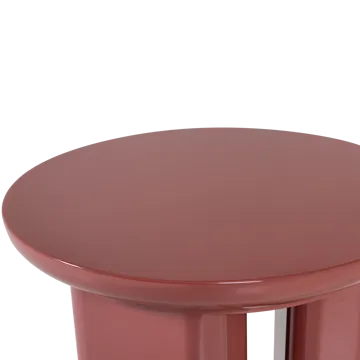 Sidebord Orivo 40 cm rundt - Rød/Rosa - Møbler - Bord - Avlastningsbord & sidobord - Brettbord og småbord