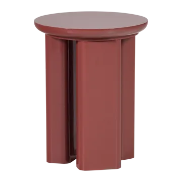Sidebord Orivo 40 cm rundt - Rød/Rosa - Møbler - Bord - Avlastningsbord & sidobord - Brettbord og småbord
