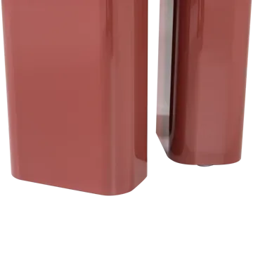 Sidebord Orivo 40 cm rundt - Rød/Rosa - Møbler - Bord - Avlastningsbord & sidobord - Brettbord og småbord