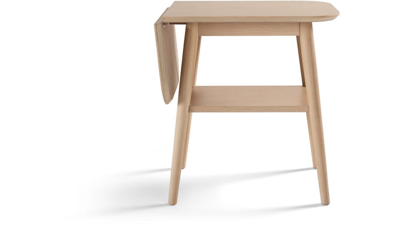 Sidebord Ravik med Klaff - Hvitpigmentert - Møbler - Bord - Avlastningsbord & sidobord - Brettbord og småbord