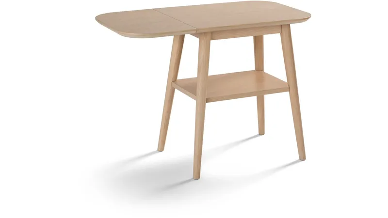 Sidebord Ravik med Klaff - Hvitpigmentert - Møbler - Bord - Avlastningsbord & sidobord - Brettbord og småbord