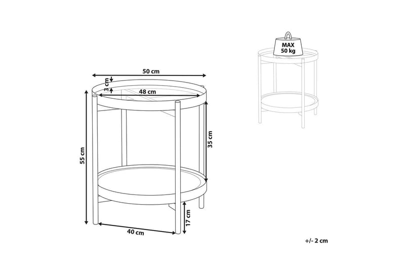 Sidebord Reno - Møbler - Bord - Avlastningsbord & sidobord - Lampebord & sidebord