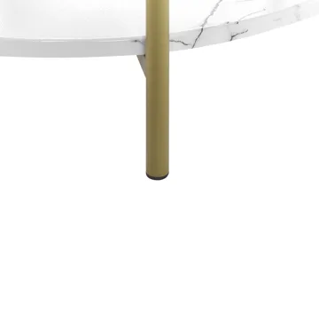 Sidebord Reva - Hvit - Møbler - Bord - Avlastningsbord & sidobord - Brettbord og småbord