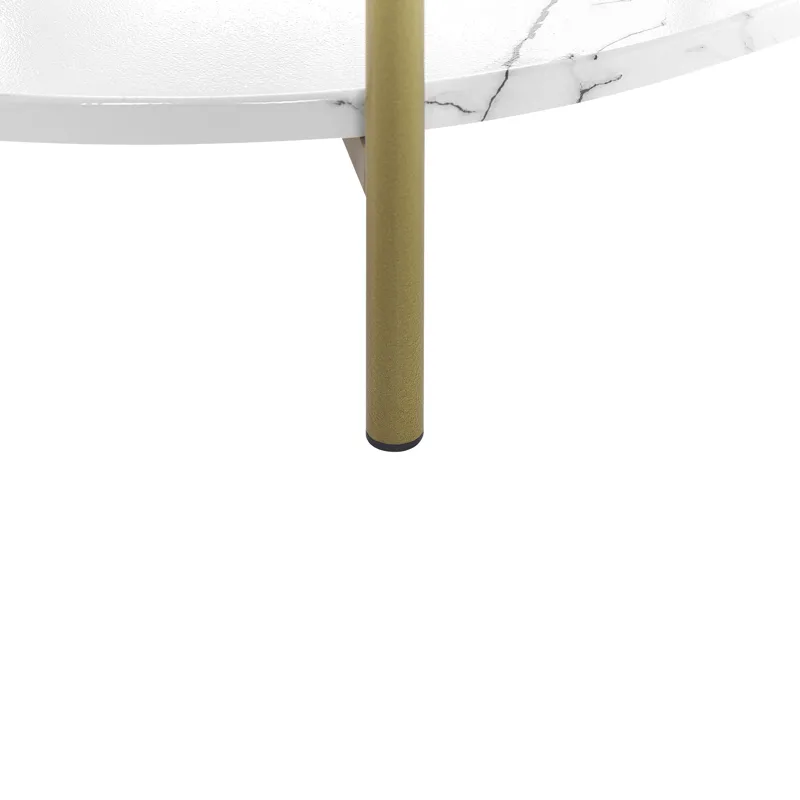 Sidebord Reva - Hvit - Møbler - Bord - Avlastningsbord & sidobord - Brettbord og småbord