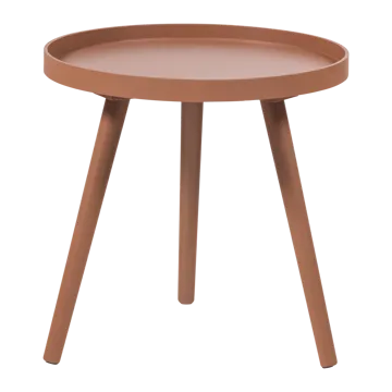 Sidebord Sasha 41 cm rundt - Gammelrosa - Møbler - Bord - Avlastningsbord & sidobord - Brettbord og småbord
