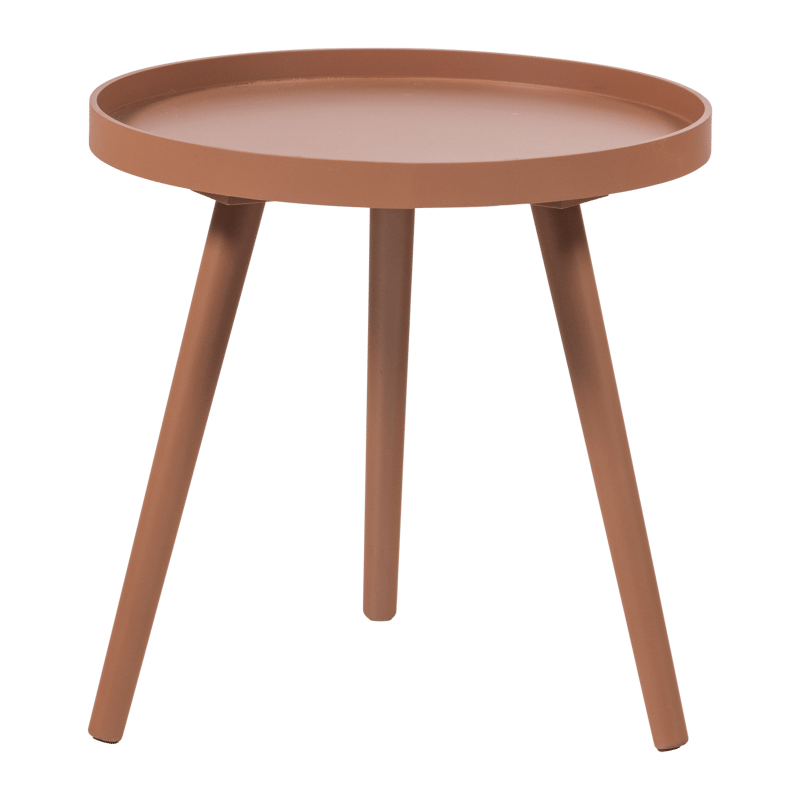 Sidebord Sasha 41 cm rundt - Gammelrosa - Møbler - Bord - Avlastningsbord & sidobord - Brettbord og småbord