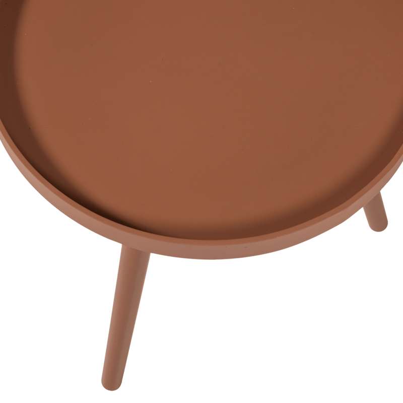 Sidebord Sasha 41 cm rundt - Gammelrosa - Møbler - Bord - Avlastningsbord & sidobord - Lampebord & sidebord