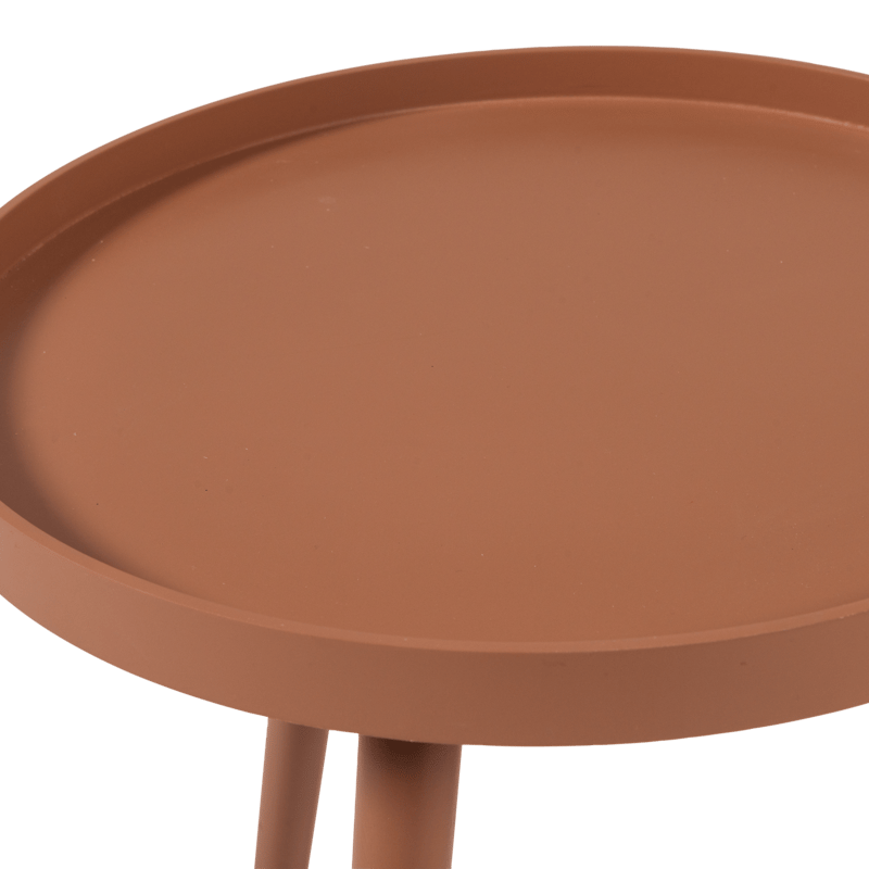 Sidebord Sasha 41 cm rundt - Gammelrosa - Møbler - Bord - Avlastningsbord & sidobord - Brettbord og småbord