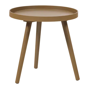 Sidebord Sasha 41 cm rundt - Honninggul - Møbler - Bord - Avlastningsbord & sidobord - Brettbord og småbord