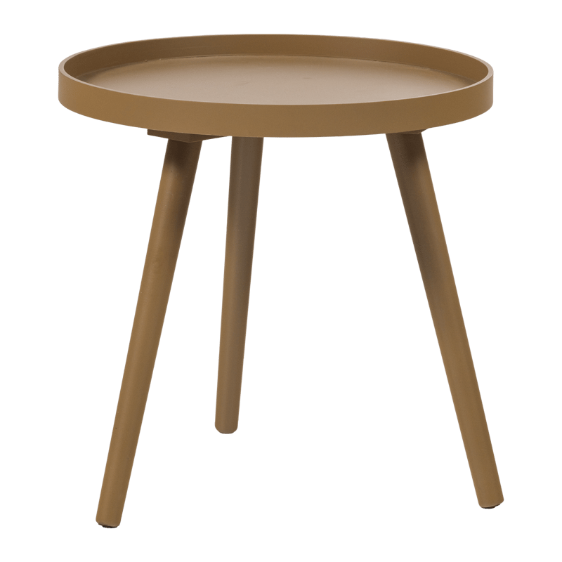Sidebord Sasha 41 cm rundt - Honninggul - Møbler - Bord - Avlastningsbord & sidobord - Brettbord og småbord