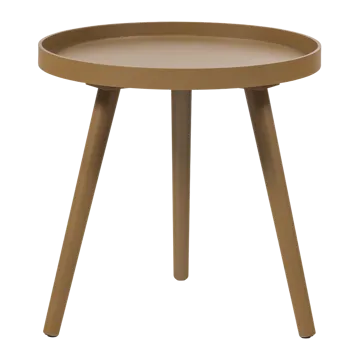 Sidebord Sasha 41 cm rundt - Honninggul - Møbler - Bord - Avlastningsbord & sidobord - Brettbord og småbord