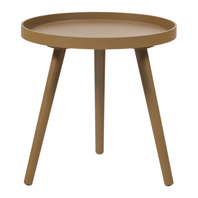 Sidebord Sasha 41 cm rundt, Honninggul