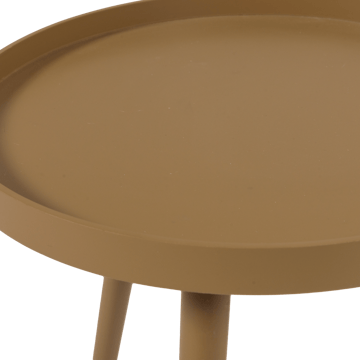 Sidebord Sasha 41 cm rundt - Honninggul - Møbler - Bord - Avlastningsbord & sidobord - Lampebord & sidebord