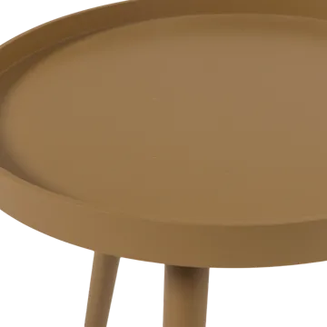 Sidebord Sasha 41 cm rundt - Honninggul - Møbler - Bord - Avlastningsbord & sidobord - Brettbord og småbord