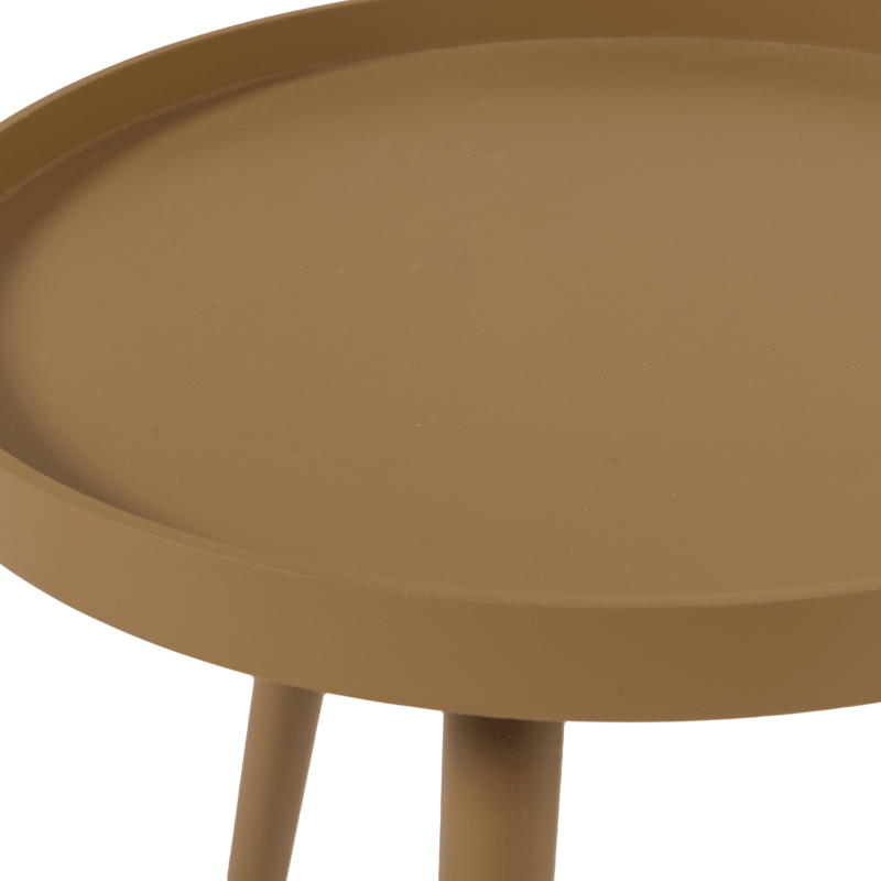 Sidebord Sasha 41 cm rundt - Honninggul - Møbler - Bord - Avlastningsbord & sidobord - Brettbord og småbord