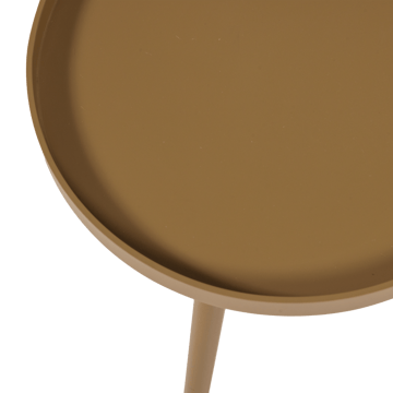 Sidebord Sasha 41 cm rundt - Honninggul - Møbler - Bord - Avlastningsbord & sidobord - Lampebord & sidebord