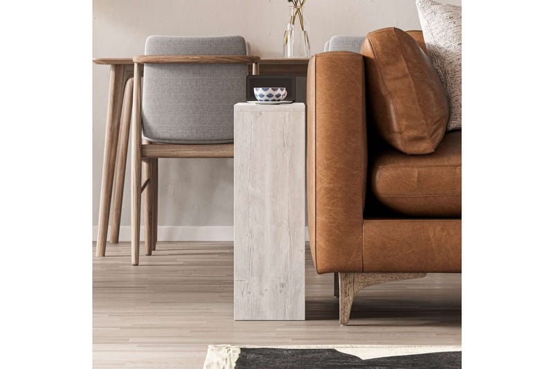 Sidebord Simpi Antikkhvit - Antikkhvit - Møbler - Bord - Avlastningsbord & sidobord - Lampebord & sidebord