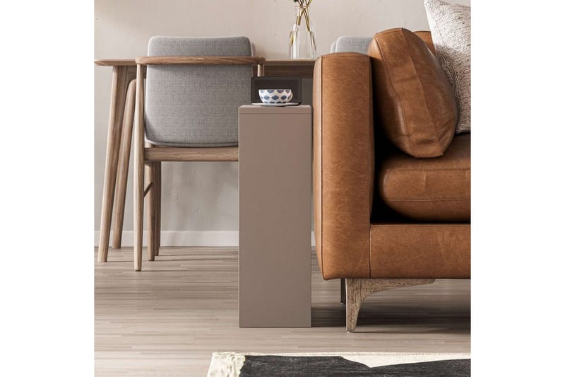 Sidebord Simpi Lys mokka - Lys mokka - Møbler - Bord - Avlastningsbord & sidobord - Brettbord og småbord